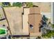 Aerial view of a house with a large backyard and pool at 17226 N 29Th Dr, Phoenix, AZ 85053
