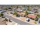 Aerial view of a residential neighborhood showcasing houses, pools, and landscaping at 17226 N 29Th Dr, Phoenix, AZ 85053