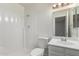 Clean bathroom featuring a shower/tub combo and vanity at 17226 N 29Th Dr, Phoenix, AZ 85053