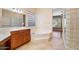 Bathroom with walk-in shower and soaking tub at 15120 E Vermillion Dr, Fountain Hills, AZ 85268
