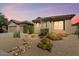 Tan two-car garage home with desert landscaping at 15120 E Vermillion Dr, Fountain Hills, AZ 85268