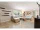 Relaxing living room with sectional sofa and large window at 127 E Garfield St, Tempe, AZ 85288