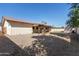 Large backyard with covered patio and storage shed at 127 E Garfield St, Tempe, AZ 85288