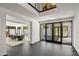 Elegant entryway with glass doors leading to backyard at 6644 E Exeter Blvd, Scottsdale, AZ 85251