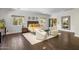 Spacious primary bedroom with hardwood floors and plenty of natural light at 6644 E Exeter Blvd, Scottsdale, AZ 85251