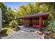 Relaxing red wooden gazebo in backyard setting at 6644 E Exeter Blvd, Scottsdale, AZ 85251