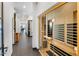 Modern bathroom with a walk-in shower and a luxurious soaking tub at 6644 E Exeter Blvd, Scottsdale, AZ 85251