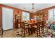 Dining room with wood table and chairs, and decorative accents at 19104 N Smith Dr, Maricopa, AZ 85139