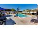 Large backyard pool with patio and basketball hoop at 7830 N 17Th Ave, Phoenix, AZ 85021