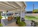 Covered patio with seating area and pool view at 7830 N 17Th Ave, Phoenix, AZ 85021