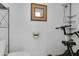 Simple bathroom with shower and shelving at 7830 N 17Th Ave, Phoenix, AZ 85021