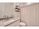 Clean bathroom with a shower/tub combo and modern vanity at 3103 E Hayfield Way, San Tan Valley, AZ 85140