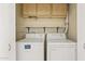 Laundry closet with washer and dryer hookups at 10004 W Desert Forest Cir, Sun City, AZ 85351