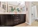 Elegant bathroom with double sinks and a shower/tub combo at 3730 E Cat Balue Dr, Phoenix, AZ 85050
