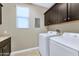 Convenient laundry room with washer and dryer hookups at 3730 E Cat Balue Dr, Phoenix, AZ 85050