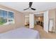 Spacious main bedroom with access to a loft area at 3730 E Cat Balue Dr, Phoenix, AZ 85050