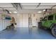 Bright garage with ample storage and epoxy floor at 5221 E Thunder Hawk Rd, Cave Creek, AZ 85331