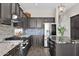 Well-equipped kitchen with stainless steel appliances and granite island at 5221 E Thunder Hawk Rd, Cave Creek, AZ 85331