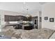Gourmet kitchen boasts granite countertops and modern cabinetry at 5221 E Thunder Hawk Rd, Cave Creek, AZ 85331