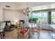 Bright dining area with glass table, chairs, and scenic views at 11166 E Prospect Point Dr, Scottsdale, AZ 85262