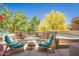 Relaxing patio with seating and a hot tub, offering stunning views at 11166 E Prospect Point Dr, Scottsdale, AZ 85262