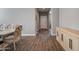 Light and bright hallway with wood-look flooring at 269 S 190Th Dr, Buckeye, AZ 85326
