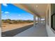 Covered patio with stunning views of mountains and desert landscape at 29811 N 154Th St, Scottsdale, AZ 85262