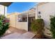 View of the front entrance with lush landscaping at 15801 N 29Th St # 16, Phoenix, AZ 85032