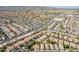 Aerial view of the community, showing numerous homes and green spaces at 16410 S 46Th Pl, Phoenix, AZ 85048