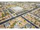 Aerial view of the home, neighborhood, and nearby amenities at 16410 S 46Th Pl, Phoenix, AZ 85048