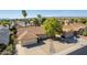 Aerial view showcasing home's curb appeal and neighborhood setting at 16410 S 46Th Pl, Phoenix, AZ 85048