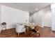 Dining area with modern table and chairs at 7300 E Earll Dr # 1012, Scottsdale, AZ 85251