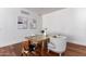 Dining area with modern table and chairs at 7300 E Earll Dr # 1012, Scottsdale, AZ 85251