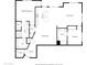 Two-bedroom, two-bath floor plan with open living area at 7300 E Earll Dr # 1012, Scottsdale, AZ 85251