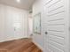Bright entryway with hardwood floors and neutral colors at 7300 E Earll Dr # 1012, Scottsdale, AZ 85251