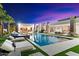 Expansive pool and spa area, perfect for outdoor entertaining at 24351 N 97Th Dr, Peoria, AZ 85383