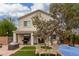 Backyard with patio furniture and basketball court at 42999 W Samuel Dr, Maricopa, AZ 85138