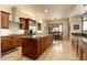 Spacious kitchen with granite island and breakfast bar at 36482 N Boulder View Dr, Scottsdale, AZ 85262