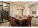 Formal dining area with adjacent wine cellar at 36482 N Boulder View Dr, Scottsdale, AZ 85262