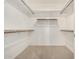 Large walk-in closet with double rods and neutral carpeting at 6599 E Casa De Leon Ln, Gold Canyon, AZ 85118