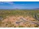 Aerial view of multiple luxury home lots ready for new construction at 10610 E Stoney Cir, Scottsdale, AZ 85262