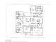 Detailed floor plan showcasing a large open layout at 10610 E Stoney Cir, Scottsdale, AZ 85262