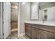 Modern bathroom with walk-in shower and updated vanity at 29923 W Melvin St, Buckeye, AZ 85396