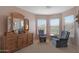 Bedroom with bay window and sitting area at 18516 W Sweet Acacia Dr, Goodyear, AZ 85338