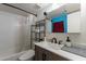 Clean bathroom with updated vanity and fixtures at 3119 W Cochise Dr # 245, Phoenix, AZ 85051