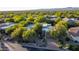 Aerial view of a house with desert landscaping and mountain views at 27234 N Javelina Trl, Rio Verde, AZ 85263