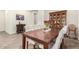 Spacious dining area with large table, chairs and hutch at 2247 E Indian Wells Dr, Gilbert, AZ 85298