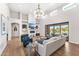 Spacious living room with high ceilings and fireplace at 8742 E Villa Cassandra Dr, Scottsdale, AZ 85266