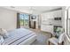 Spacious bedroom with ensuite kitchenette and large windows at 8742 E Villa Cassandra Dr, Scottsdale, AZ 85266