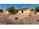 Front yard view of a single story home with rock landscaping at 2705 W Summit Pl, Chandler, AZ 85224